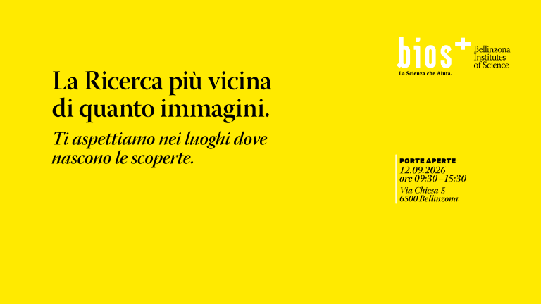 Porte Aperte Bios+: la Ricerca più vicina di quanto immagini